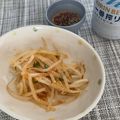 しゅい6's cooksnap of when they made レンジで☆我が家のやみつき辛もやし.