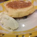 クックKY866E☆'s cooksnap of when they made ホットケーキミックスで厚めパンケーキ.