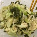 いちご帽子's cooksnap of when they made わかめとキャベツのごまダレサラダ❀.