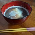 なーなちゃん's cooksnap of when they made ゆであずきと餅★お正月にレンジおぜんざい.
