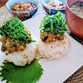 リンリン☆☆☆'s cooksnap of when they made ピリ辛！ネギ味噌焼おにぎり.