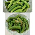 みぽぽ37's cooksnap of when they made 簡単☆スナップエンドウのナムル.