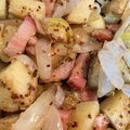 ぽちゃすけ's cooksnap of when they made 新じゃがとベーコンの粒マスタード炒め.