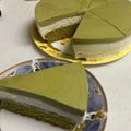 はるなです's cooksnap of when they made 抹茶とホワイトチョコのムースケーキ.