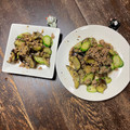 s06007's cooksnap of when they made 茄子ときゅうりと豚ミンチのみぞれ炒め.