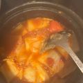 まいもぐ2020's cooksnap of when they made 豚バラ×白菜のミルフィーユほっとトマト鍋.