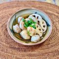 コムギ大好き's cooksnap of when they made ☆↭里芋と蓮根de揚げ出し↭☆.