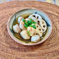 コムギ大好き's cooksnap of when they made ☆↭里芋と蓮根de揚げ出し↭☆.