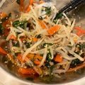 ⭐️'s cooksnap of when they made レンチン♪ほうれん草のナムル.