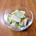 やなぎだまこ's cooksnap of when they made 簡単♪梨とキュウリの爽やか季節のサラダ.