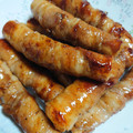Ran6312's cooksnap of when they made 節約♡長いもinちくわの豚バラ巻き蒲焼き.