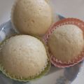 さと's cooksnap of when they made 蒸しパン100均のカップケーキ型6個分.