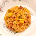 悠LOVE航's cooksnap of when they made 簡単すぎる！美味しい！ケチャップライス.