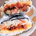 うさぎのおかし's cooksnap of when they made おにぎらず♪より簡単？折りたたみおにぎり.