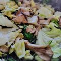 あおいりん's cooksnap of when they made キャベツと舞茸の塩昆布バター炒め.