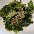 MAXA！'s cooksnap of when they made ケールとしらすのサッと炒め.