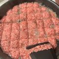 クックQX1IZC☆'s cooksnap of when they made まるで牛肉！節約合挽きサイコロステーキ☆.