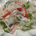 TeaChan214's cooksnap of when they made かにかまとあげ玉の旨だし酢の南蛮漬け🤭.