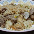 まゆは見習い★'s cooksnap of when they made フライパンでペッパーランチ風簡単まぜご飯.