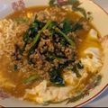 serafyimu's cooksnap of when they made ニラひき肉味噌ラーメン.