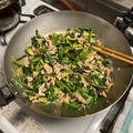 クックY2ICJE☆'s cooksnap of when they made 簡単！豚肉とほうれん草のバター醤油炒め.