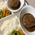 ame-ikuru's cooksnap of when they made びっくりなハンバーグソース.