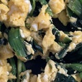 クックI1FJ57☆'s cooksnap of when they made 簡単!子どもが喜ぶほうれん草の卵炒め♪.