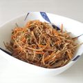 ぱふ's cooksnap of when they made 彩りきんぴらごぼう♪お弁当にもグッド.