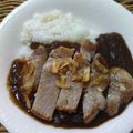 クックS076PG☆'s cooksnap of when they made バレンタインに♡ポークステーキカレー.