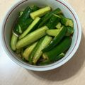 口寂しい太犬's cooksnap of when they made ポリポリいく！さっぱり胡瓜の酢醤油漬け.