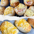 ♪Key♪'s cooksnap of when they made HB使用の枝豆チーズパン♪.