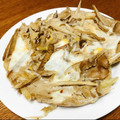 vabochan's cooksnap of when they made お肉ナシで☆ゴボウと舞茸の柳川風卵とじ.