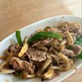 みのりっくす's cooksnap of when they made 豚コマとしめじの甘辛♡.