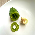 悠LOVE航's cooksnap of when they made ピーマンの 種を簡単に取り出す方法.