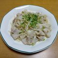 55才のおじさん's cooksnap of when they made レンジで！うまみそ　蒸し豚＆もやし.