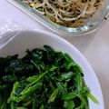 NEKOほっぺ's cooksnap of when they made ☆ほうれん草のナムル☆.
