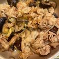⭐️'s cooksnap of when they made 豚こま玉ねぎ茄子の時短スタミナ炒め.