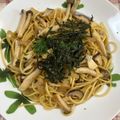 Ｎよんよん's cooksnap of when they made 秘密にしたい♡絶品！和風きのこパスタ.
