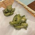 クックK20TFJ☆'s cooksnap of when they made サクサク美味しいゴーヤの天ぷら♪.