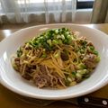 yu-kunmama's cooksnap of when they made 旦那も喜ぶ☆牛肉とキノコの和風パスタ.