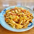 ねっちゃんっ's cooksnap of when they made 野菜たっぷりキムチ焼きうどん.