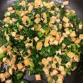 koshikuma's cooksnap of when they made 大根葉と油揚げのじゅわ〜♪.