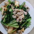 クック1V4NYH☆'s cooksnap of when they made 厚揚げと小松菜の豚バラ中華風炒め.