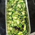 お玉19980609's cooksnap of when they made 大量消費！きゅうりと大葉の胡麻和え.