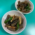 クックあさみちゃん's cooksnap of when they made 突き蒟蒻と竹輪の甘辛炒め.