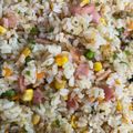 mh37's cooksnap of when they made キャンプ飯　フライパンでベーコンピラフ.
