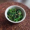 ふか谷's cooksnap of when they made お弁当に！小松菜のおかか和え❀.
