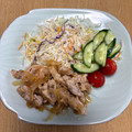 Marmo's cooksnap of when they made 豚しゃぶ肉で柔らか生姜焼き定食♬.
