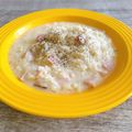のんべぇヒロ's cooksnap of when they made パパッと豆乳で作るチーズリゾット.