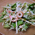リンリン☆☆☆'s cooksnap of when they made 爆速！ちくわとカニカマの水菜サラダ♡.